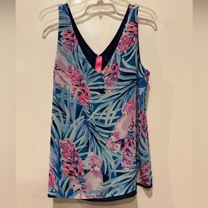 Lilly Pulitzer Florin Reversible top Tweet Hearts